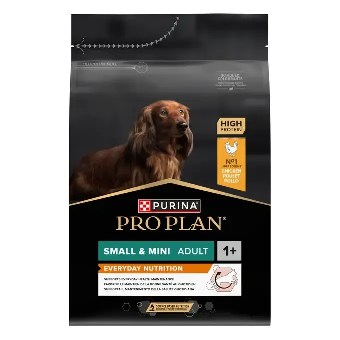 Purina Pro Plan Small & Mini Adult Everyday Nutrition, riche en poulet