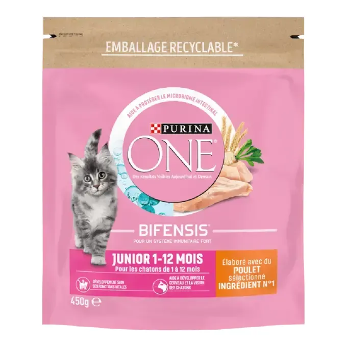 PURINA ONE Bifensis Junior au poulet